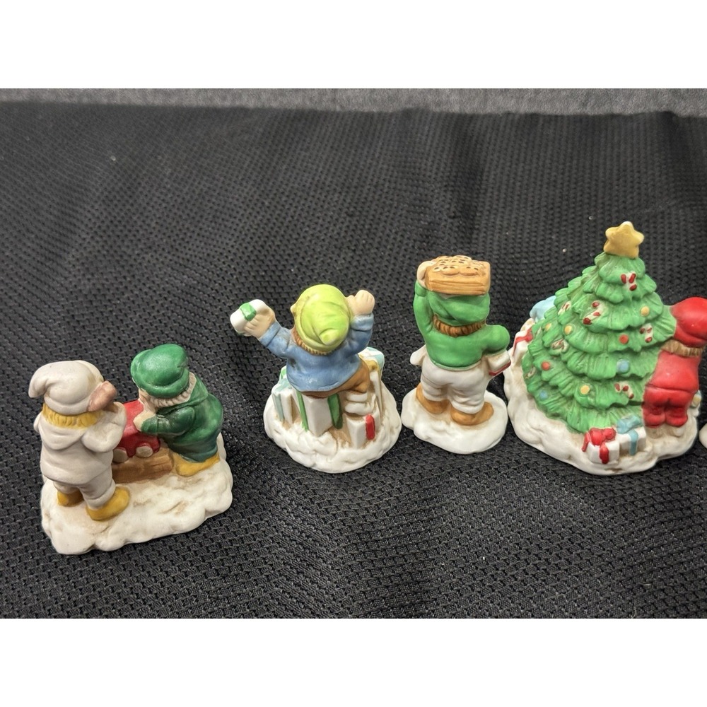 Vintage Miniature Christmas Figurines, (Lot‎ Of 7) Mercuries USA, 1991. - Picture 10 of 16